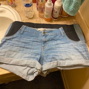 Maternity Jean Shorts